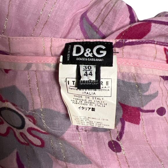 Dolce & Gabbana Women's Floral AOP Midi Skirt Size 30/40 - Picture 5 of 9